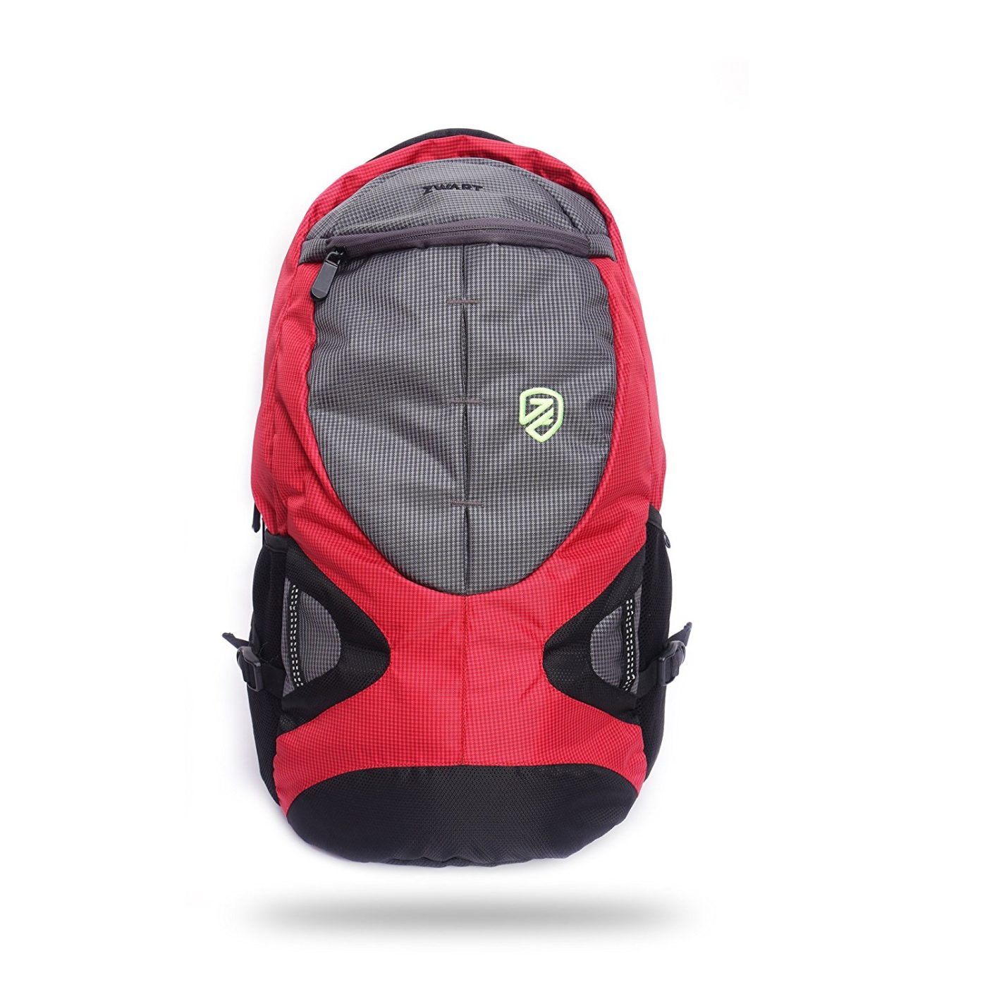 red sports backpack